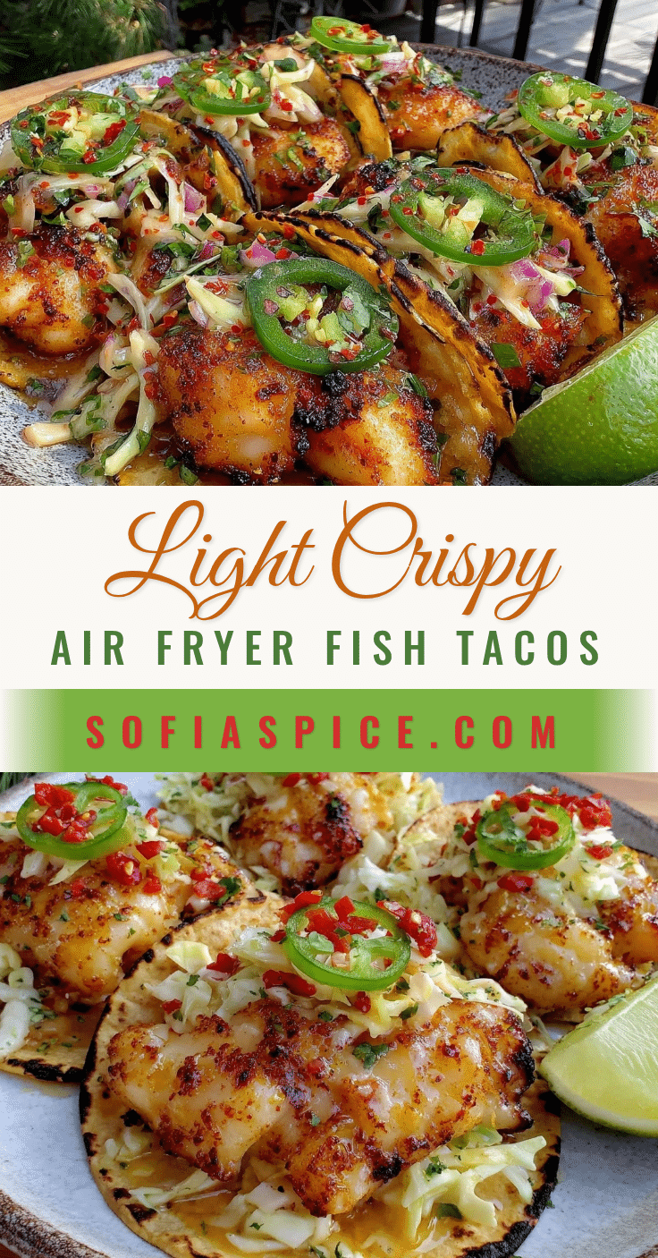 crispy air fryer fish tacos recipe