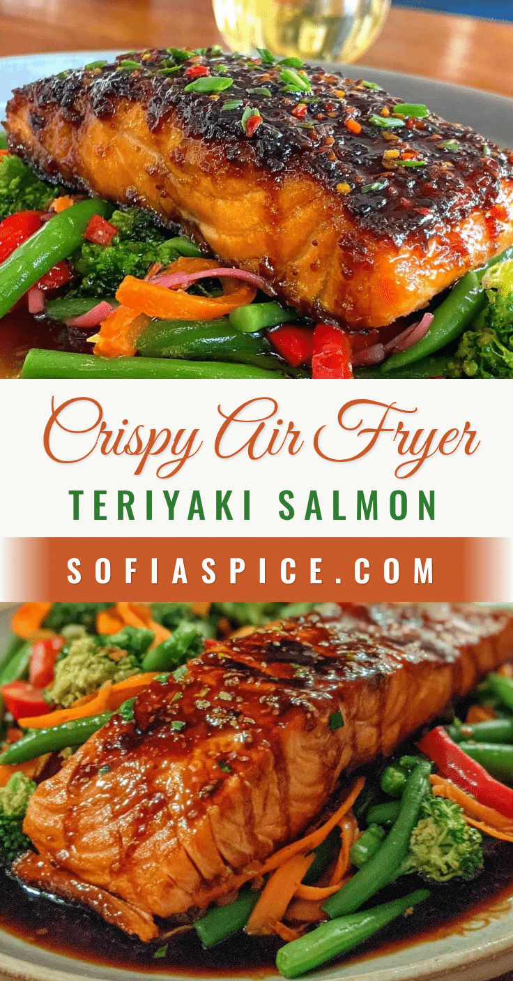 crispy air fryer teriyaki salmon recipe