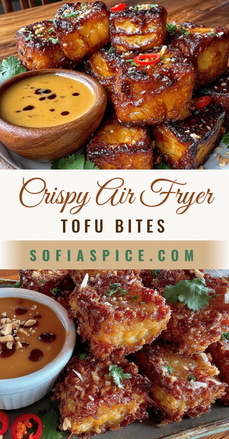 crispy air fryer tofu bites recipe