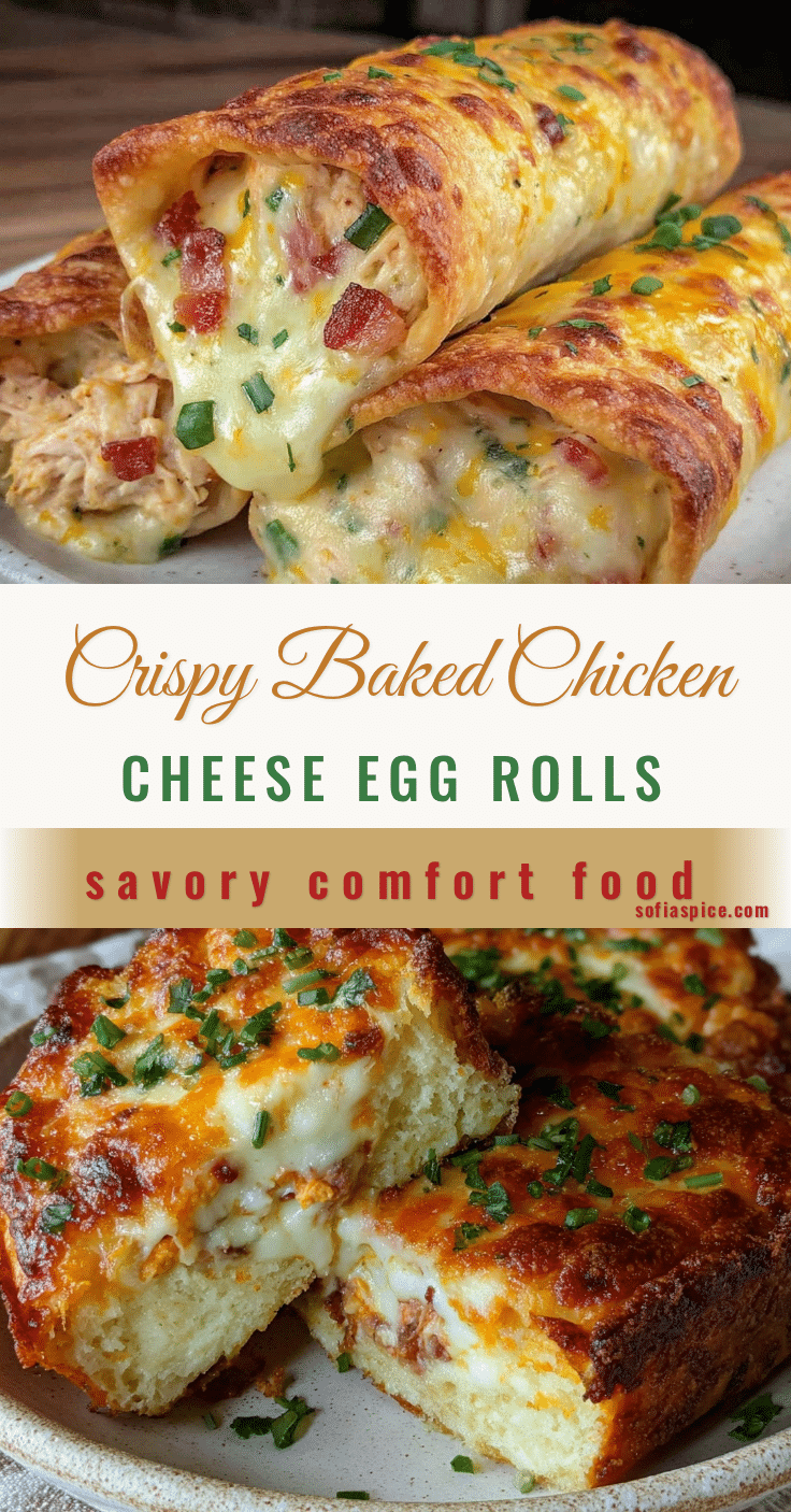 crispy baked chicken and cheese egg roll wrappers recipe