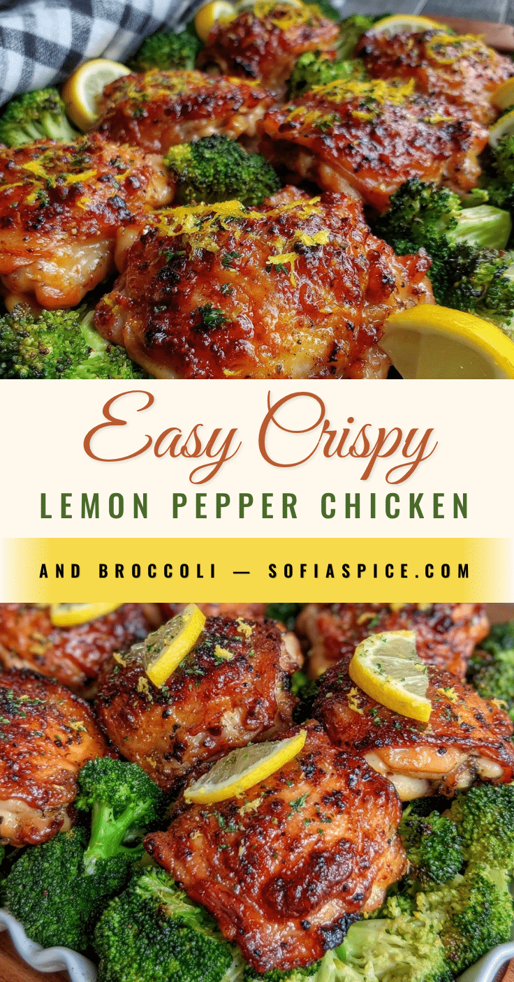 easy crispy sheet pan lemon pepper chicken recipe