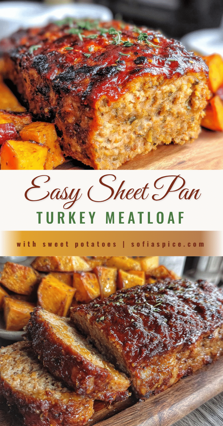 easy sheet pan turkey meatloaf recipe