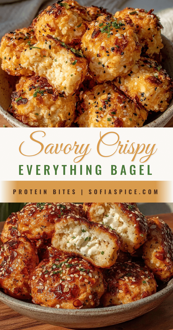everything bagel protein bites recipe