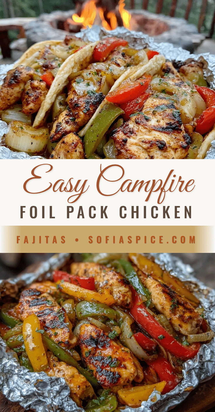 foil pack chicken fajitas recipe