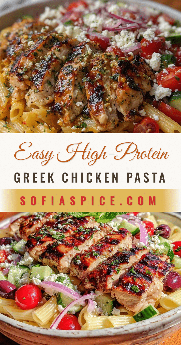 Greek chicken pasta salad recipe