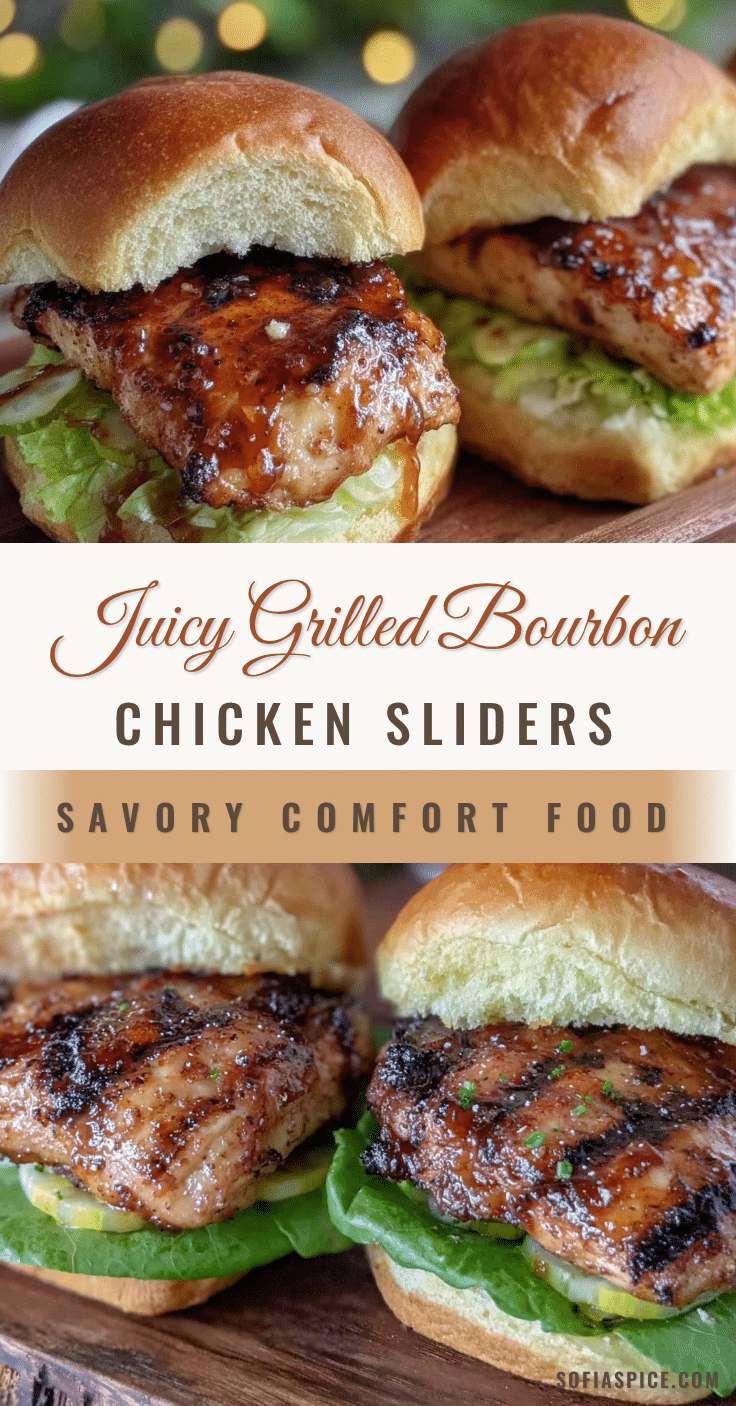 grilled bourbon chicken sliders recipe