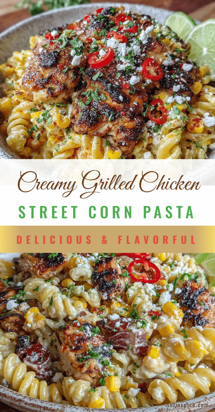 grilled chicken street corn pasta salad recipe