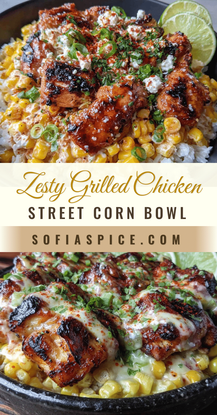 grilled chicken street corn protein bowl recipe