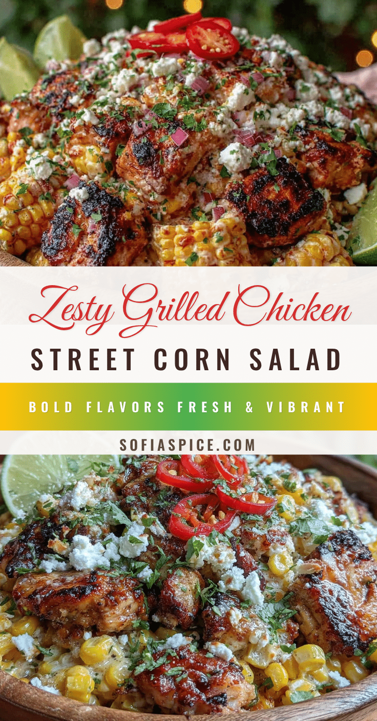 grilled chicken street corn salad recipe
