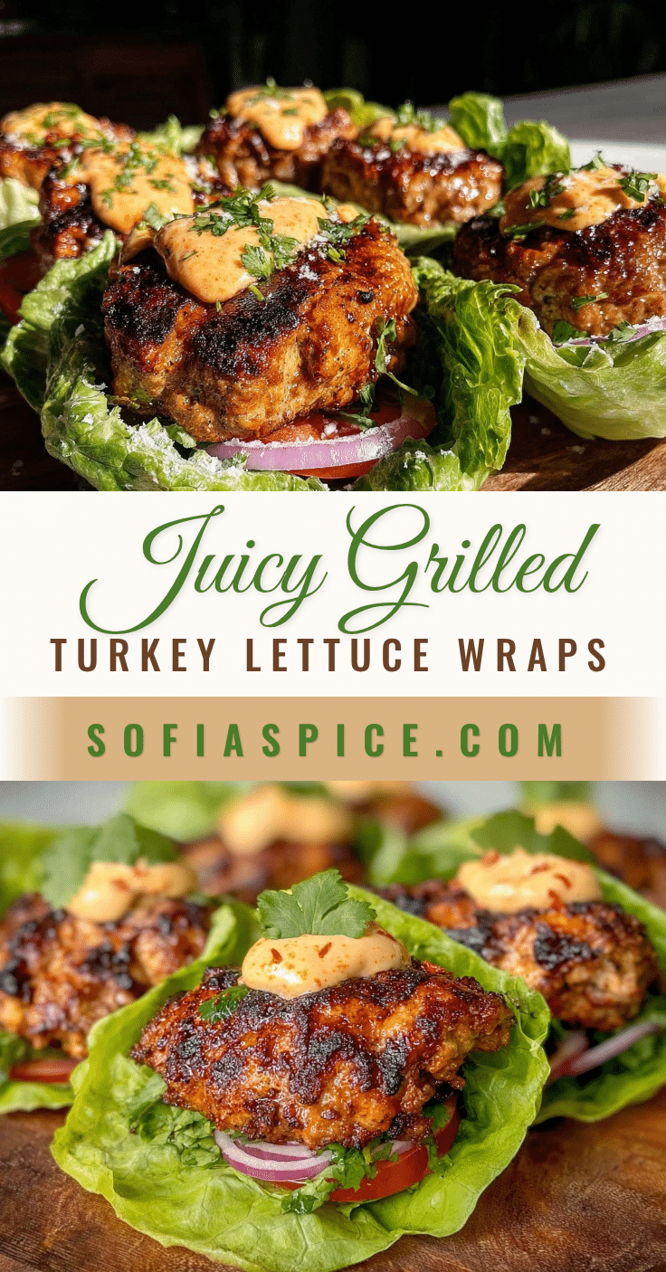 grilled turkey burger lettuce wraps recipe