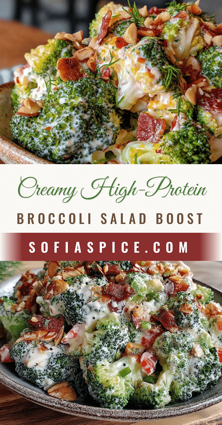 healthy high-protein broccoli salad recipe