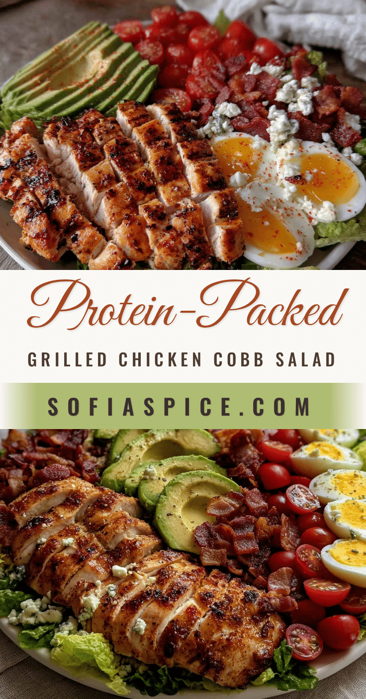 healthy high-protein cobb salad recipe