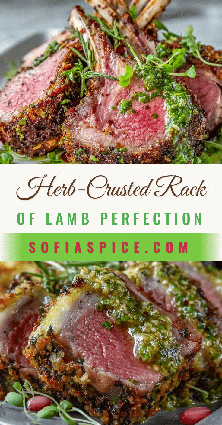 herb-crusted rack of lamb recipe