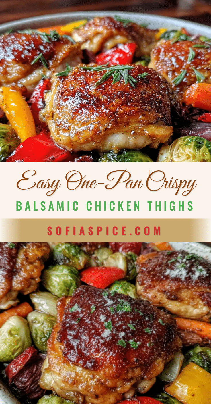 one-pan balsamic chicken thighs recipe
