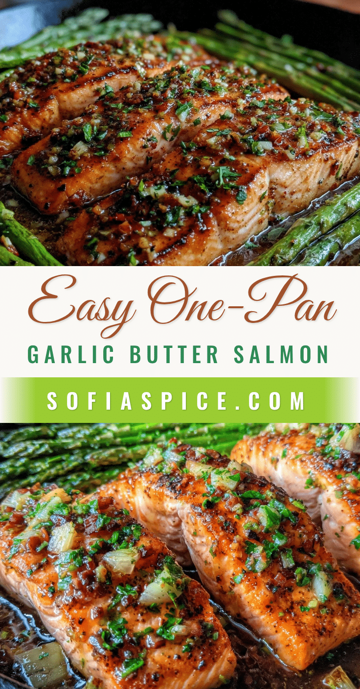 one-pan garlic butter salmon recipe