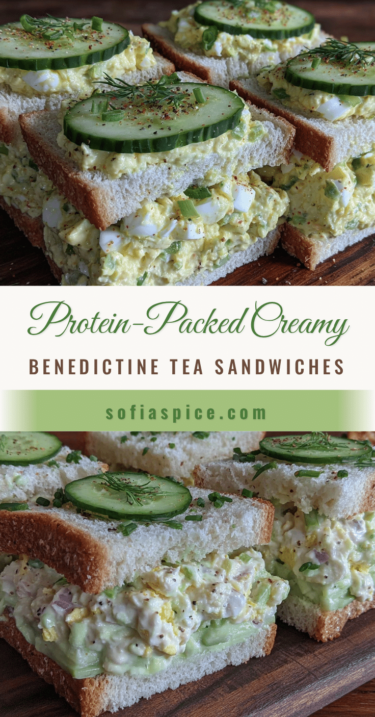 Protein-Packed Benedictine Tea Sandwiches recipe