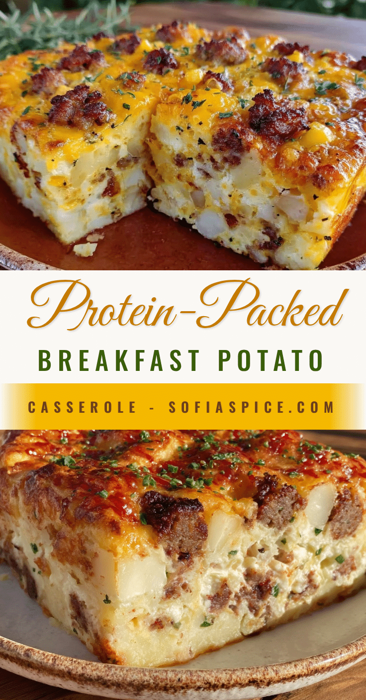 protein-packed breakfast potato casserole recipe