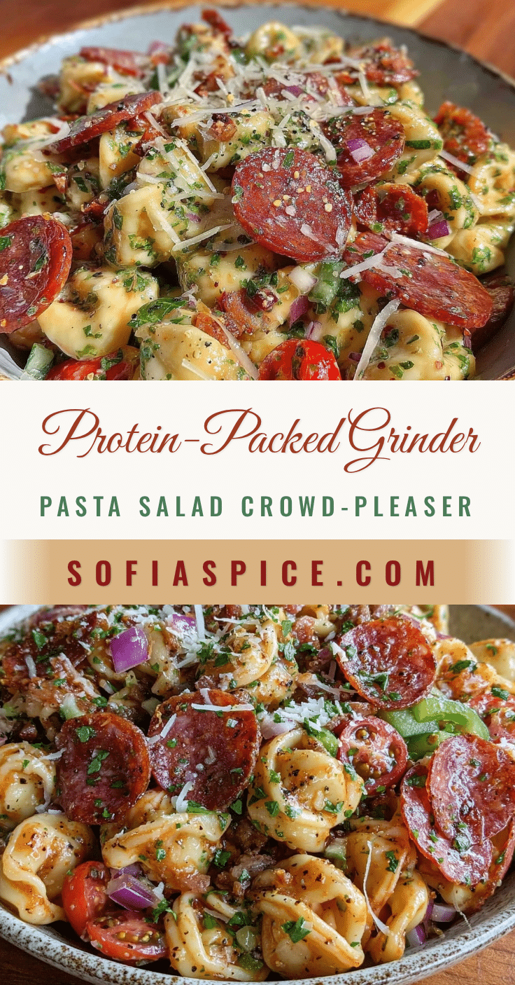 Protein-Packed Grinder Pasta Salad recipe