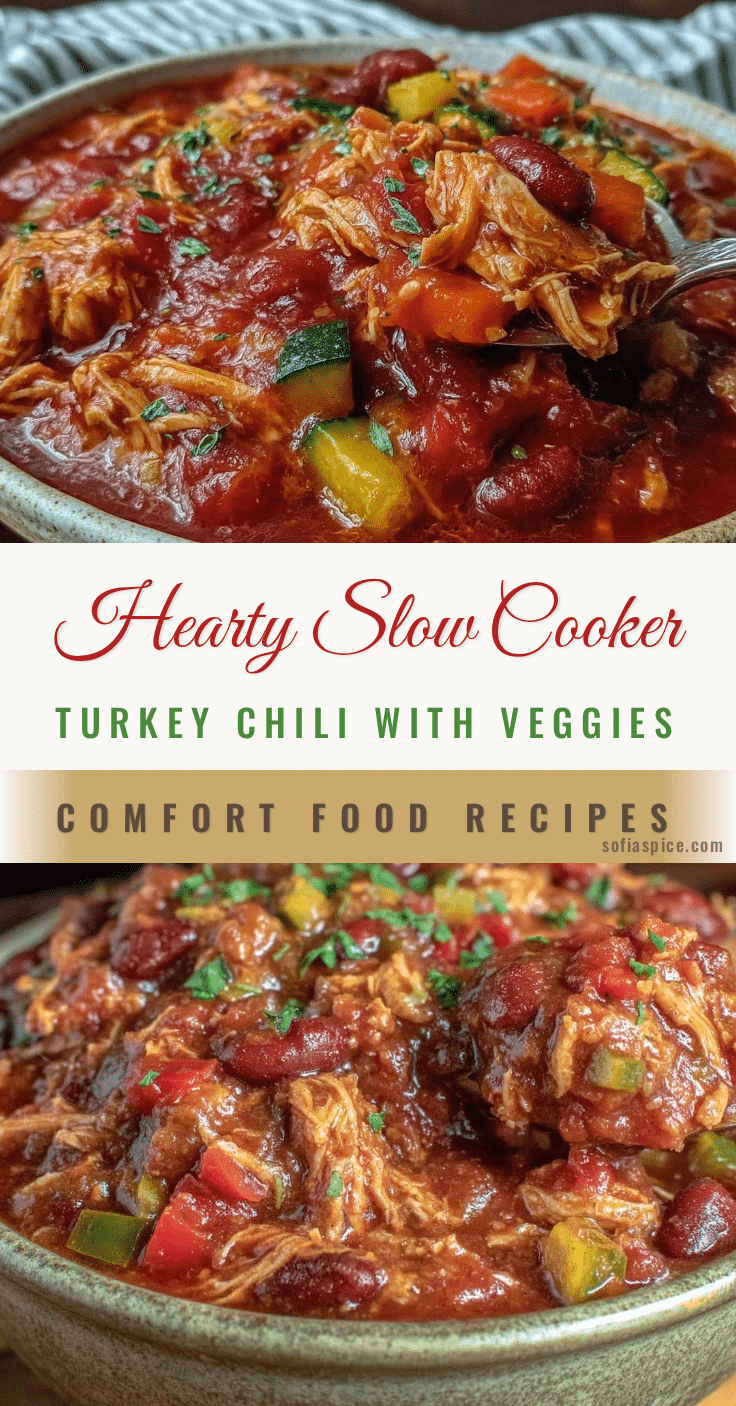 slow cooker turkey chili recipe