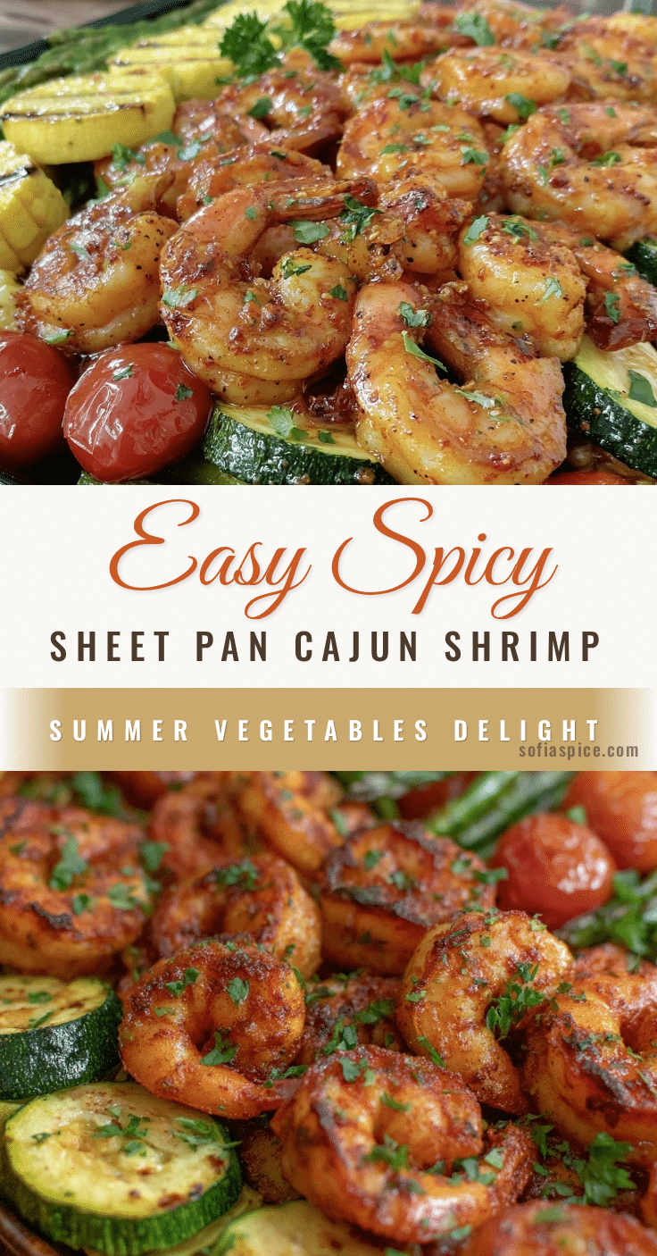 spicy sheet pan cajun shrimp recipe
