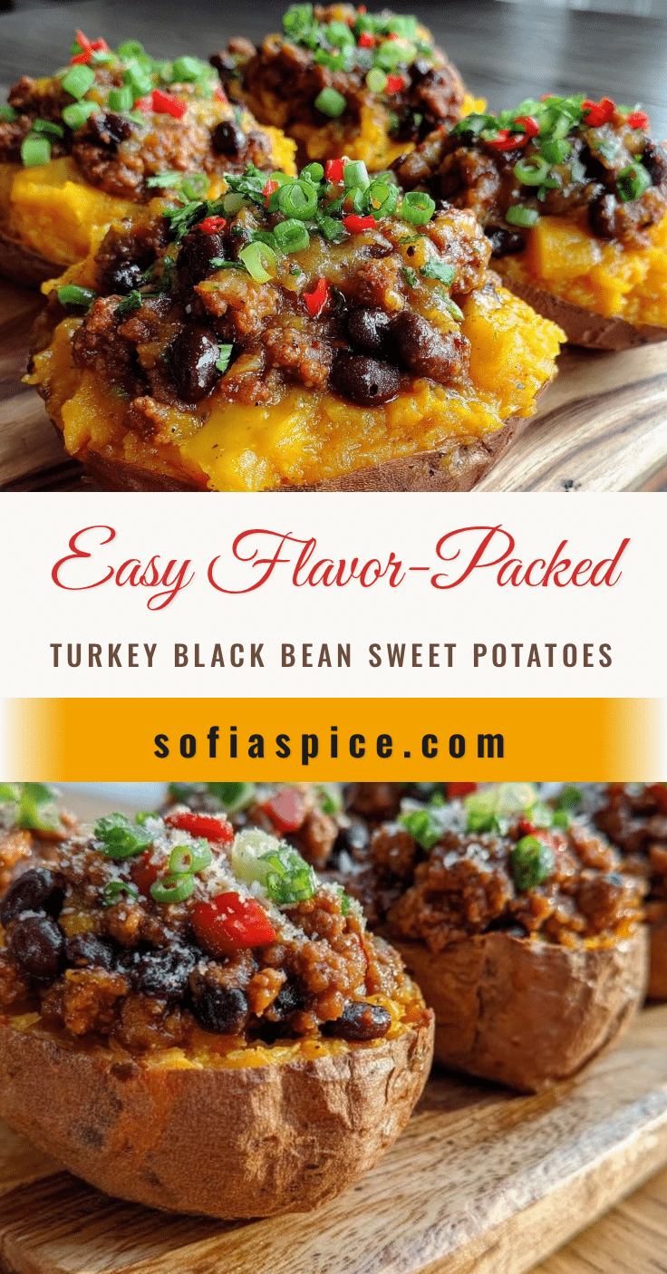 turkey and black bean stuffed sweet potatoes recipe