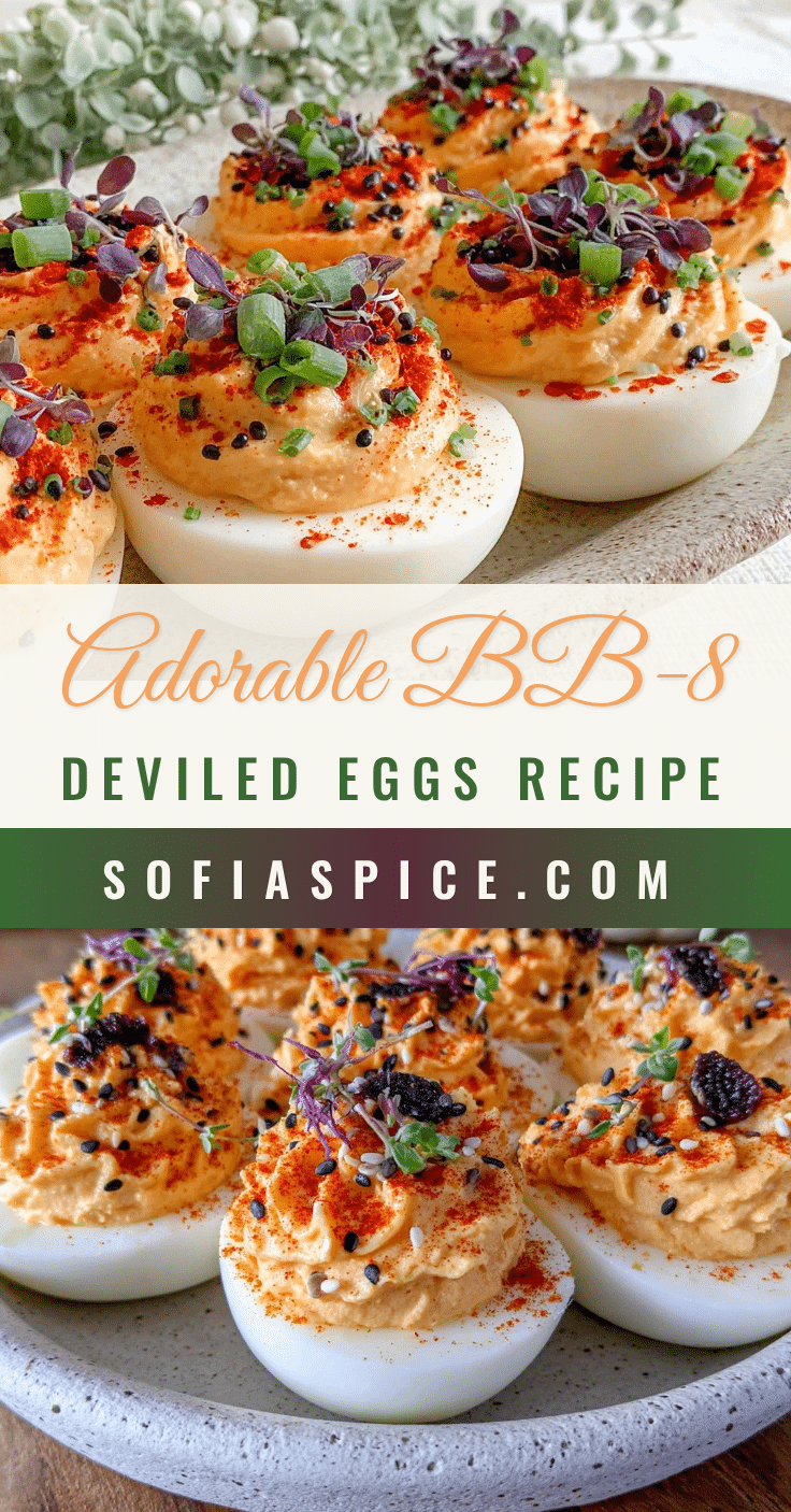 BB-8 deviled eggs recipe