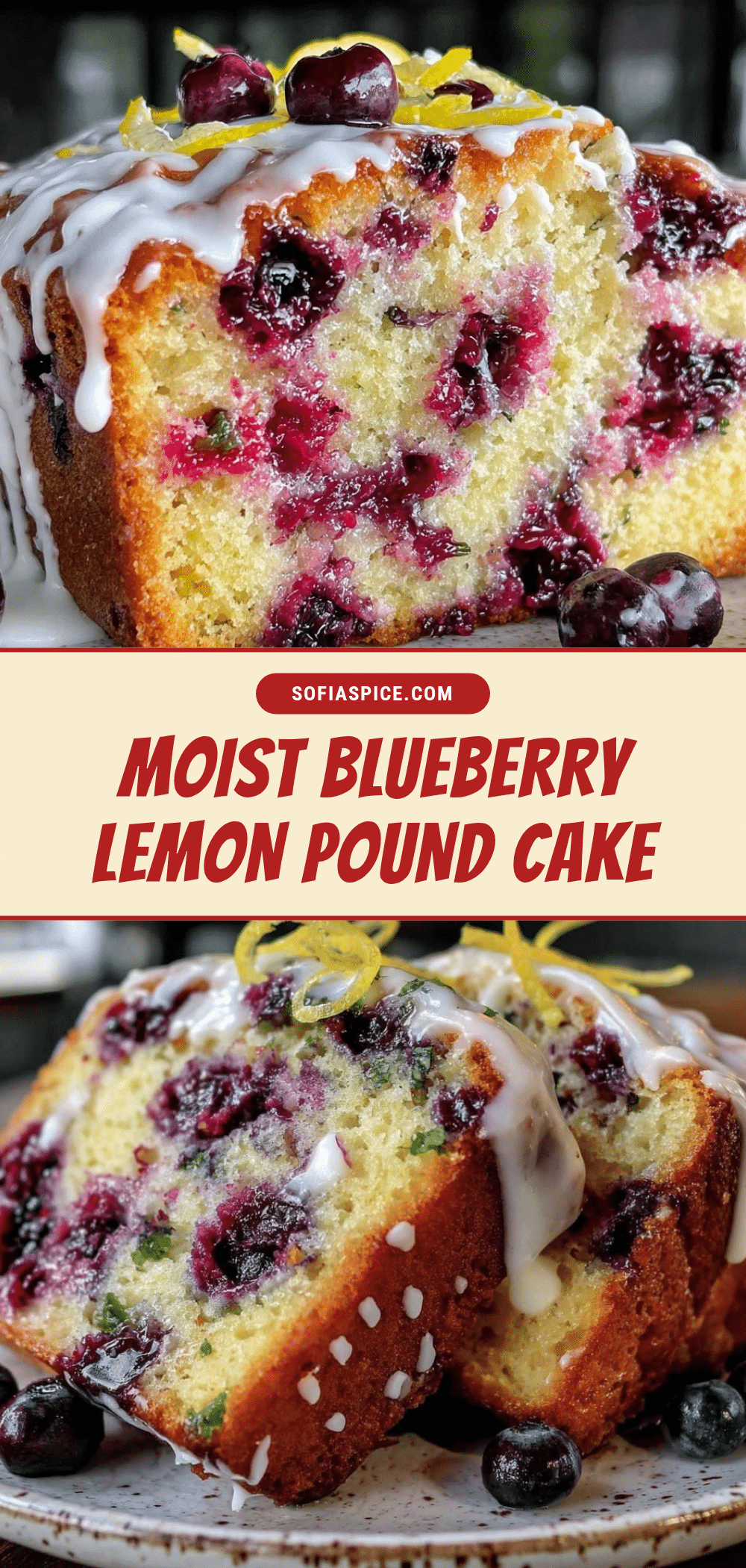 blueberry lemon pound cake recipe