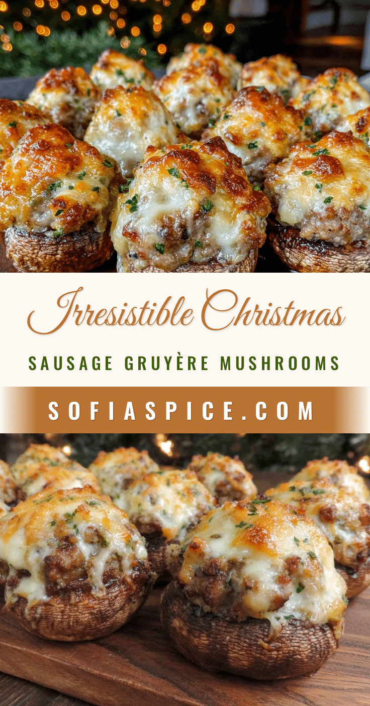 christmas stuffed mushrooms recipe