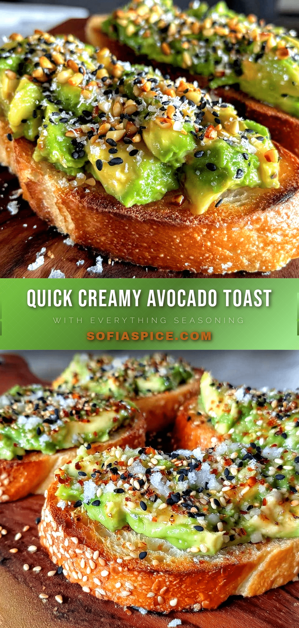 creamy avocado toast recipe