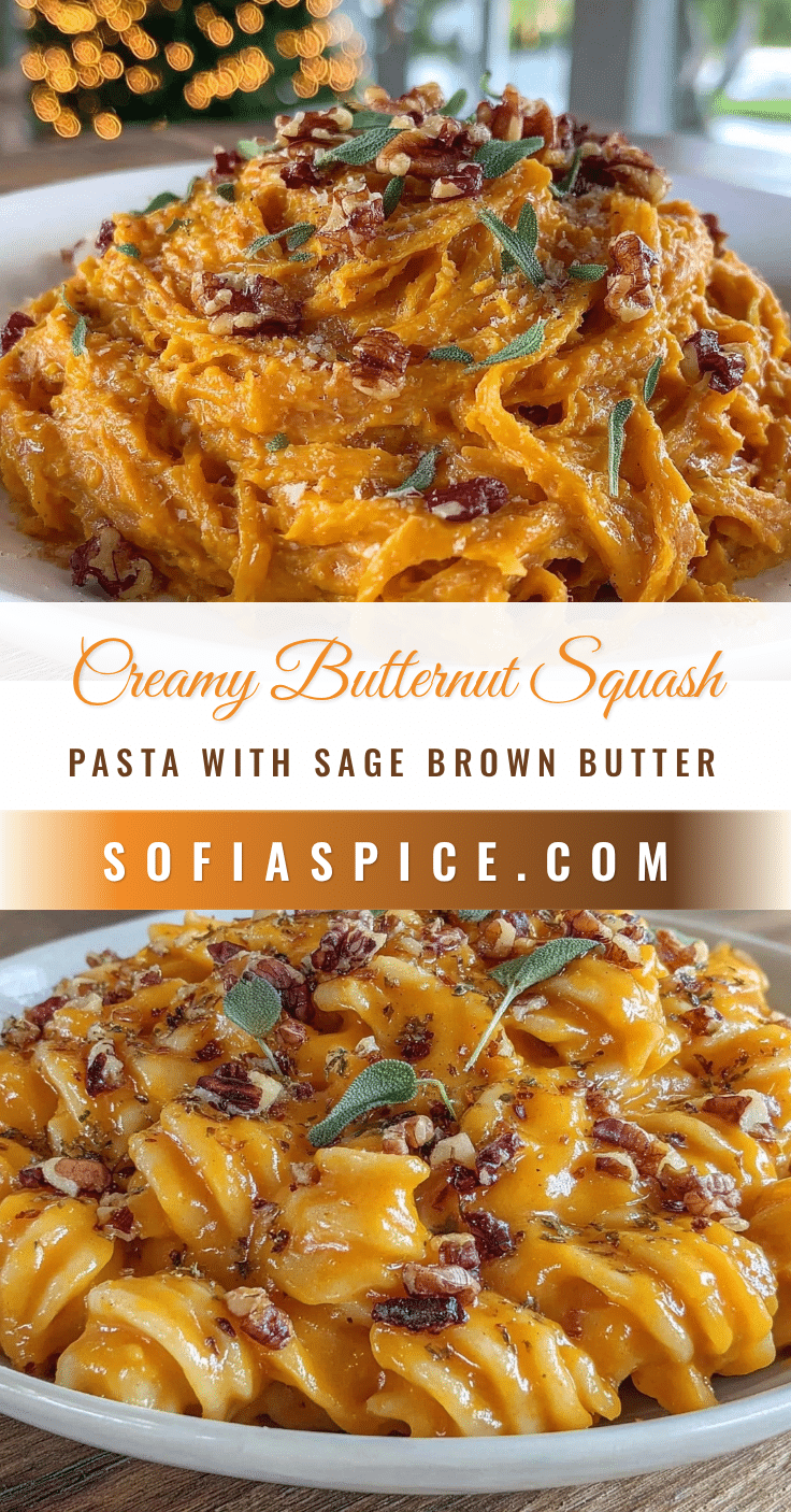creamy butternut squash pasta recipe