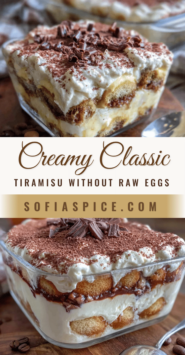 creamy classic tiramisu without raw eggs recipe
