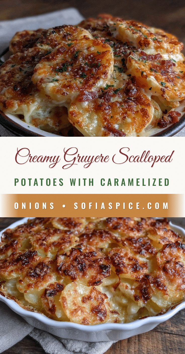 creamy gruyere scalloped potatoes recipe