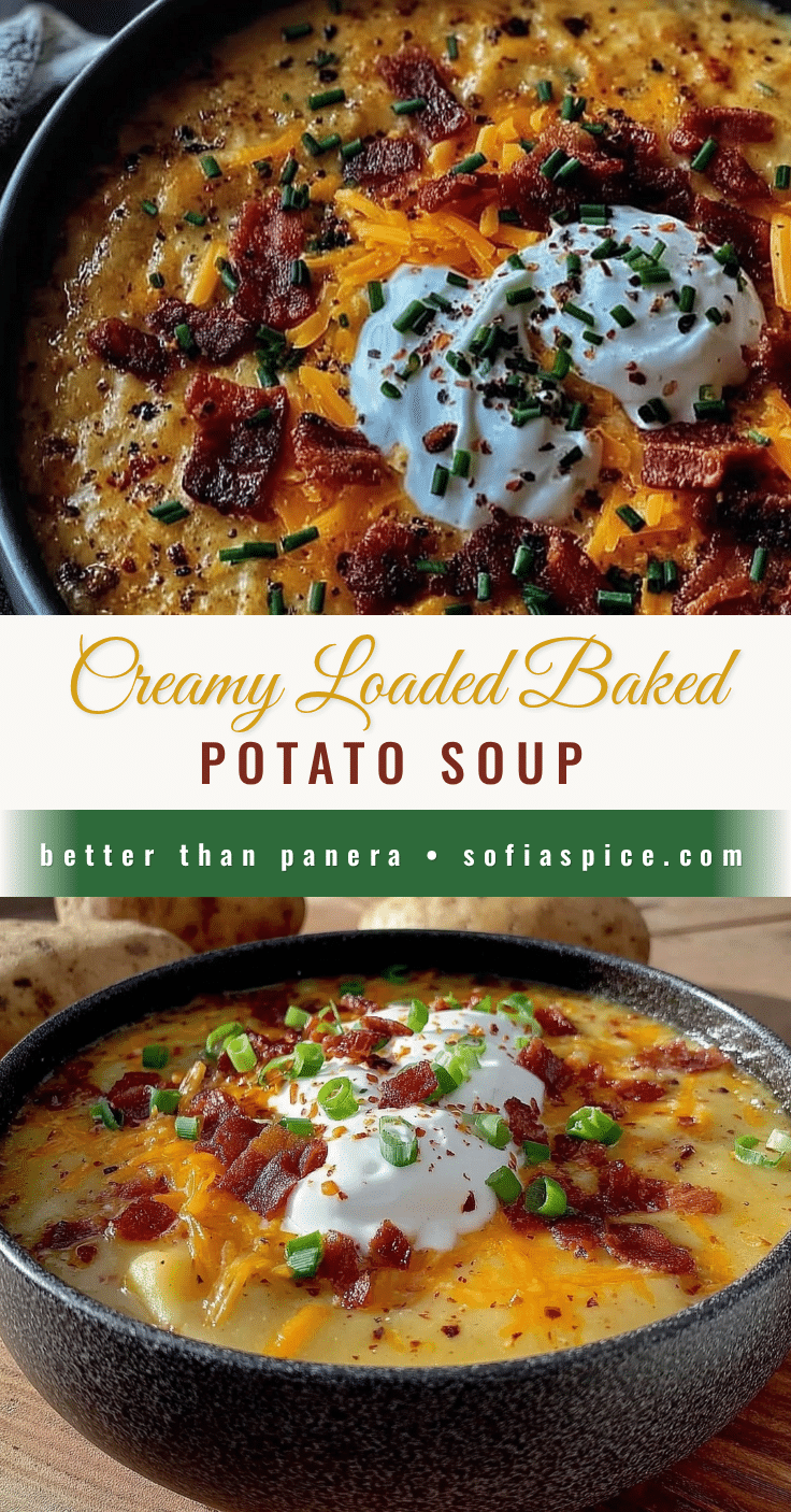 creamy loaded baked potato soup recipe
