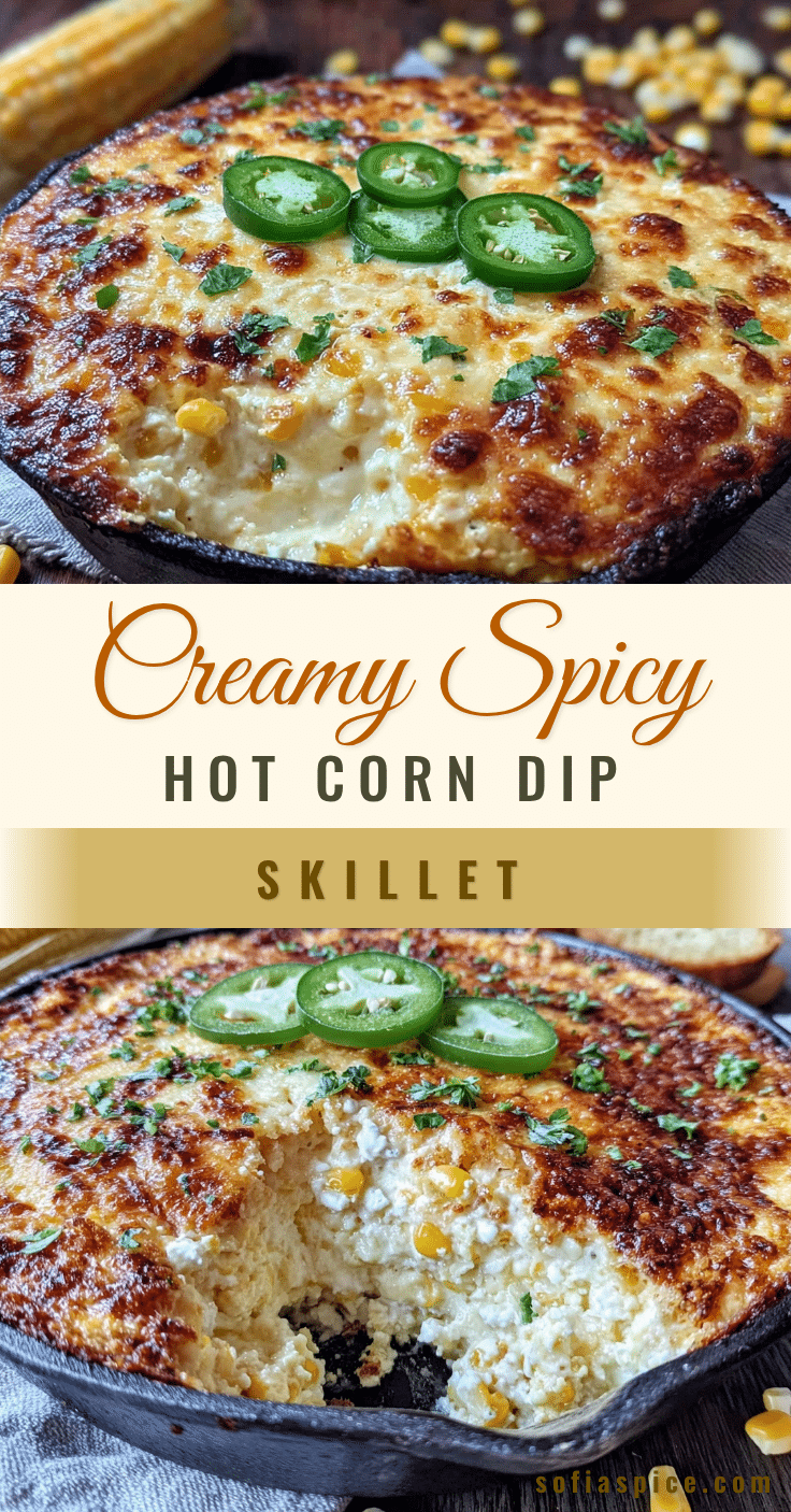 creamy spicy hot corn dip recipe