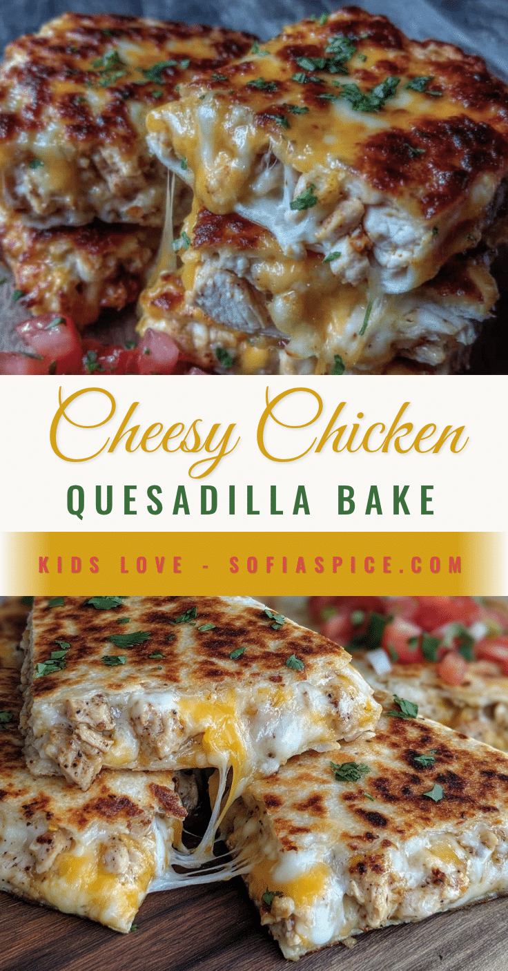crispy cheesy chicken quesadilla bake recipe