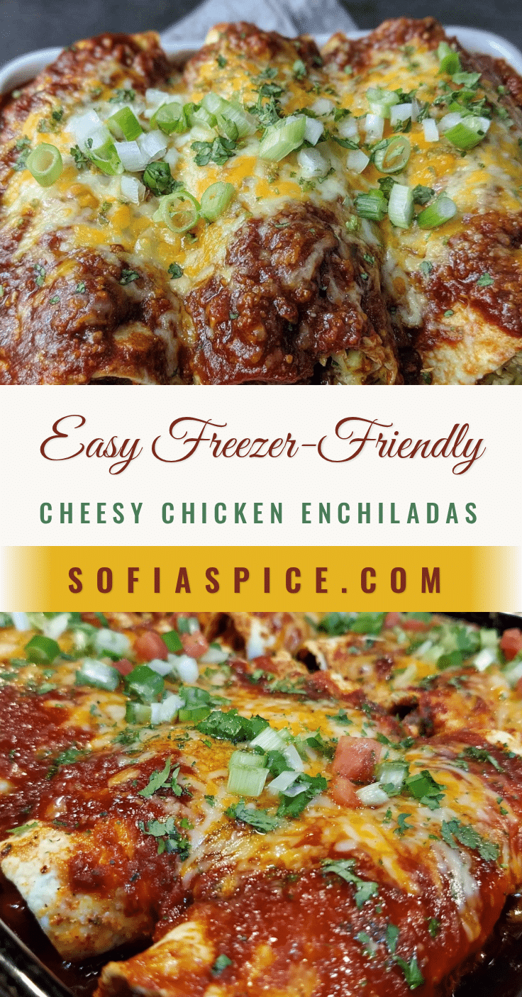 easy freezer-friendly chicken enchiladas recipe