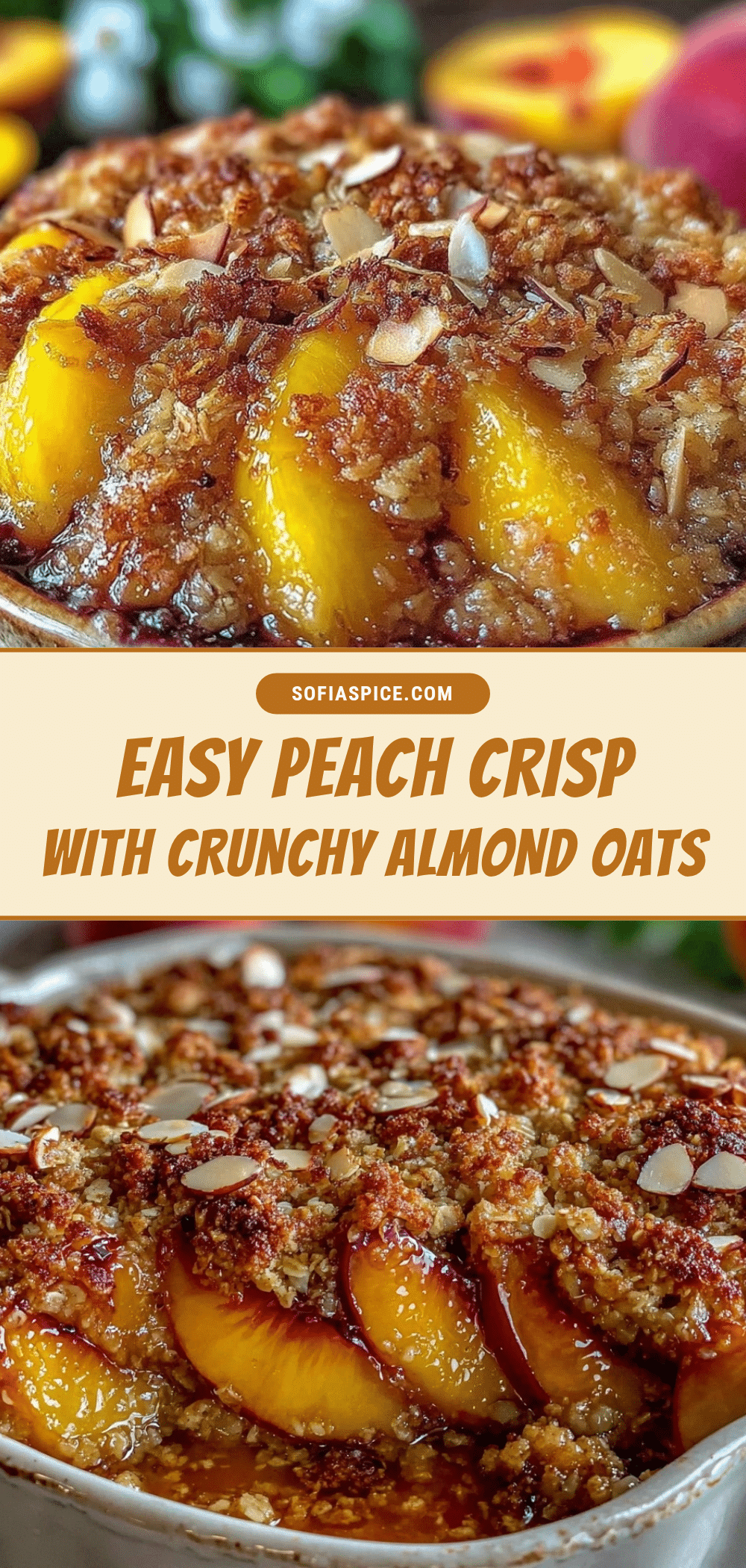 easy peach crisp recipe