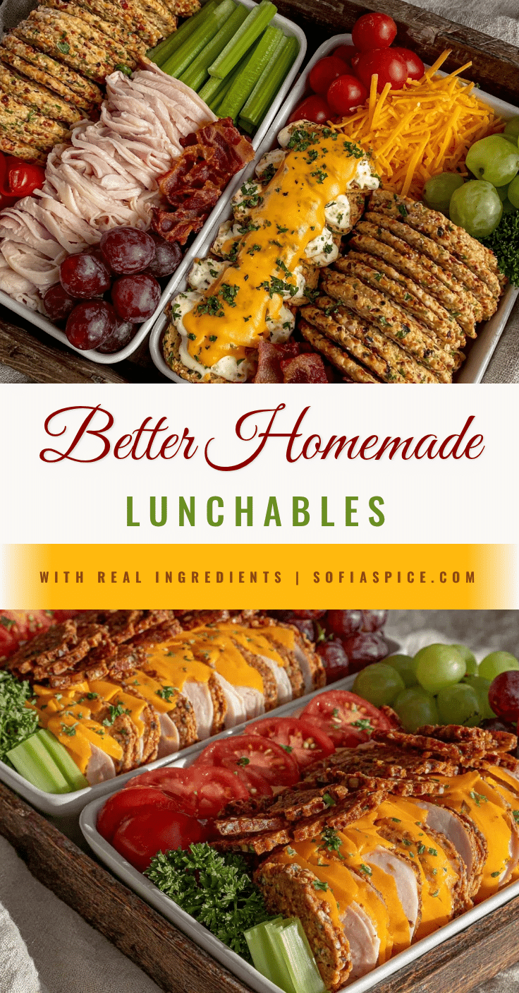 fresh homemade Lunchables recipe