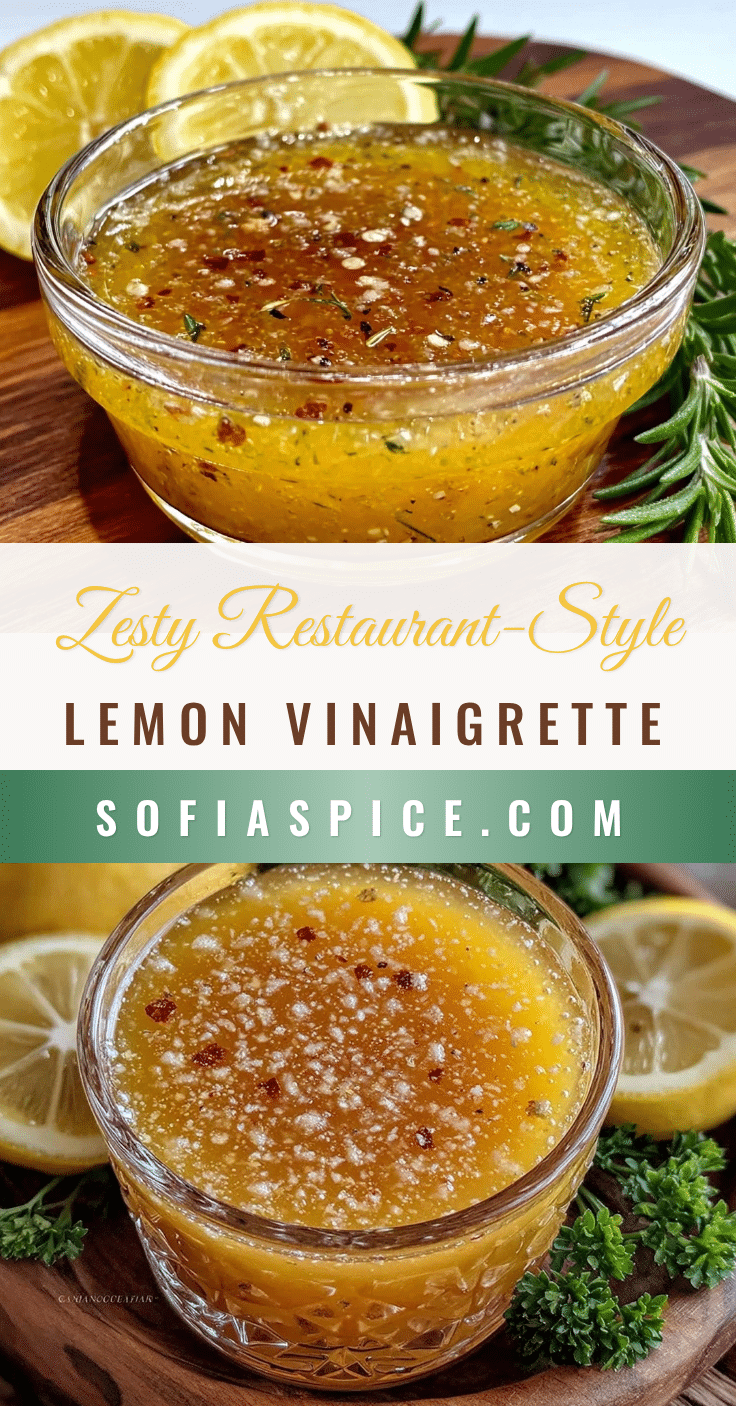 fresh lemon vinaigrette recipe recipe