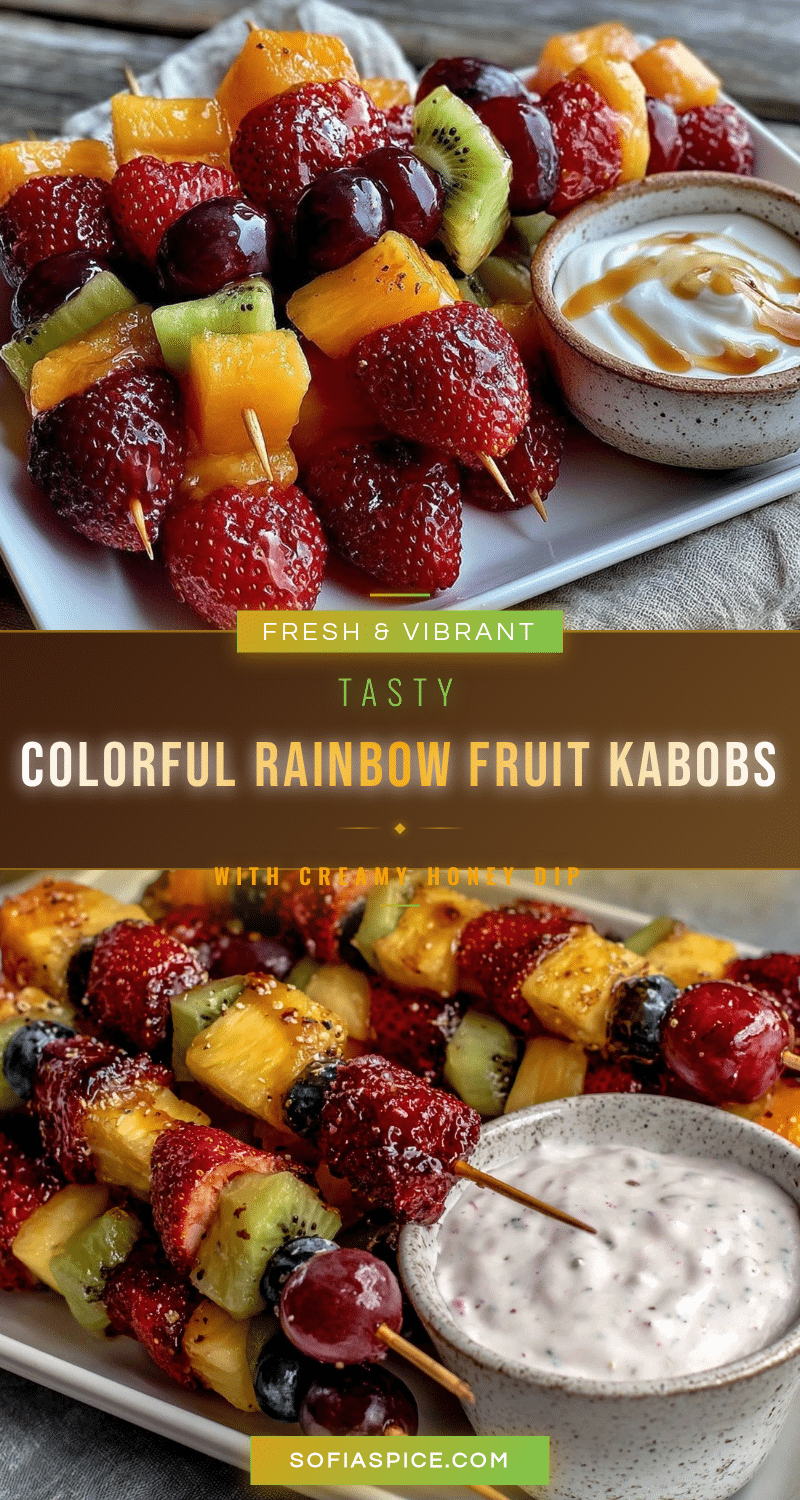 fresh rainbow fruit kabobs recipe