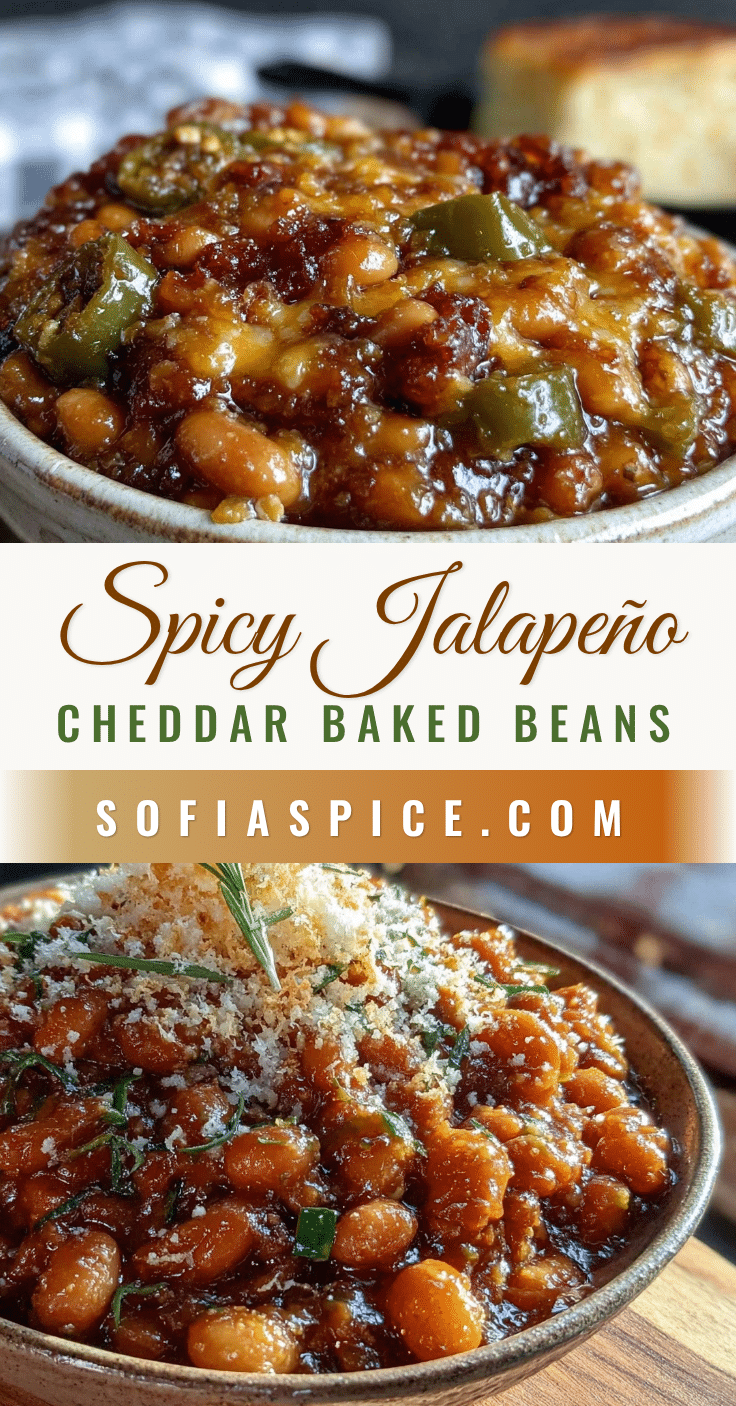 jalapeño cheddar baked beans recipe