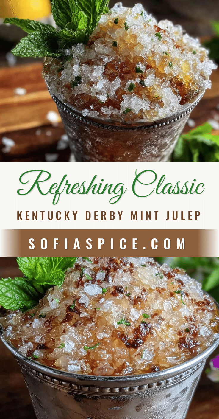 Kentucky Derby Mint Julep recipe