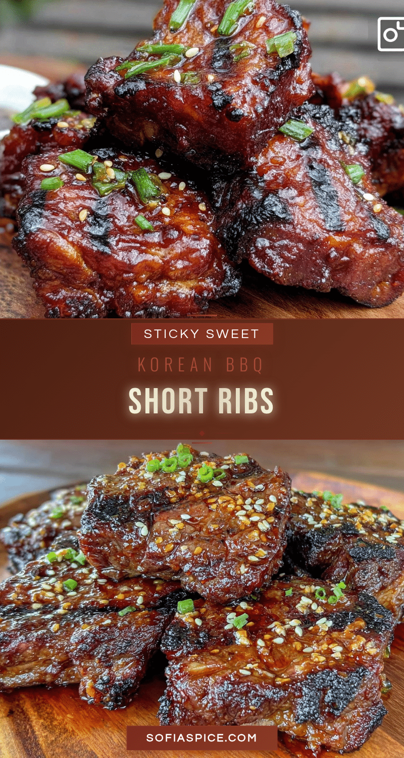 Korean BBQ beef short ribs recipe