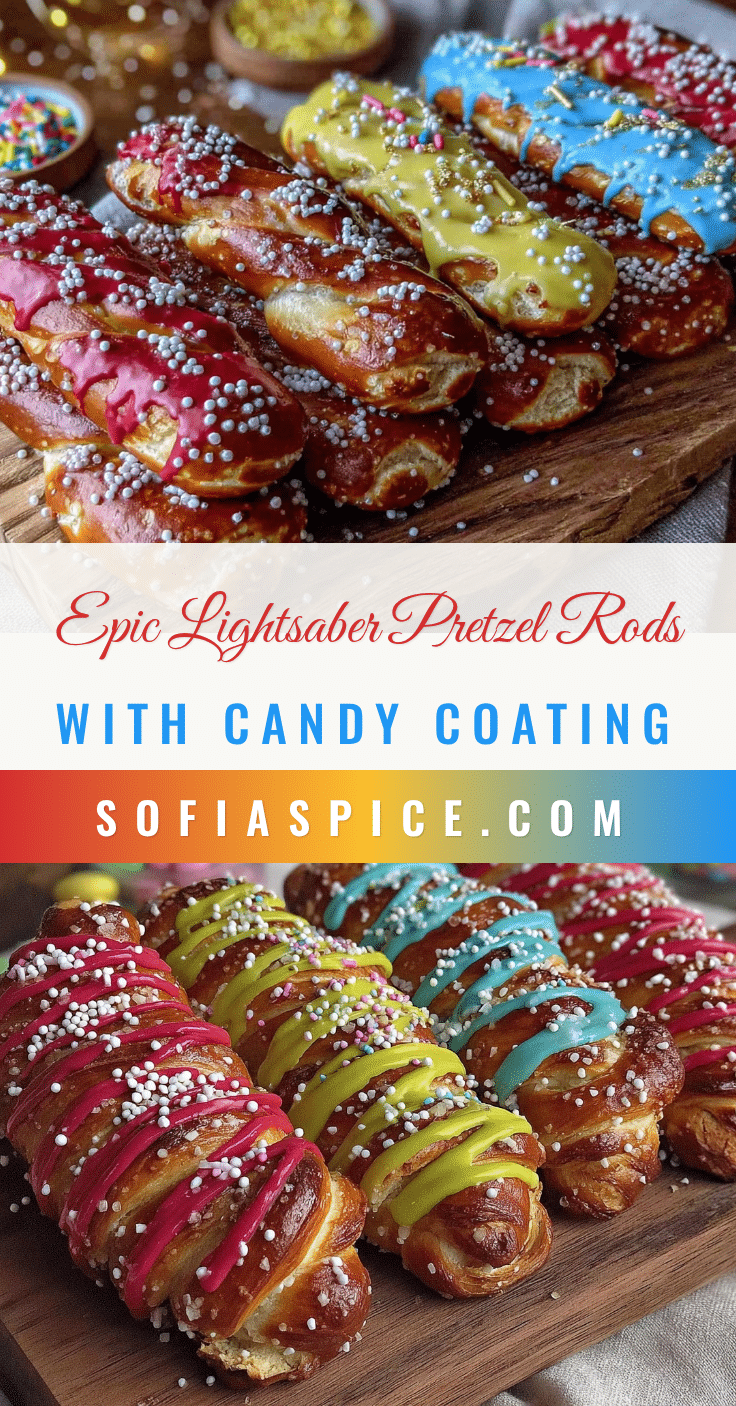 lightsaber pretzel rods recipe