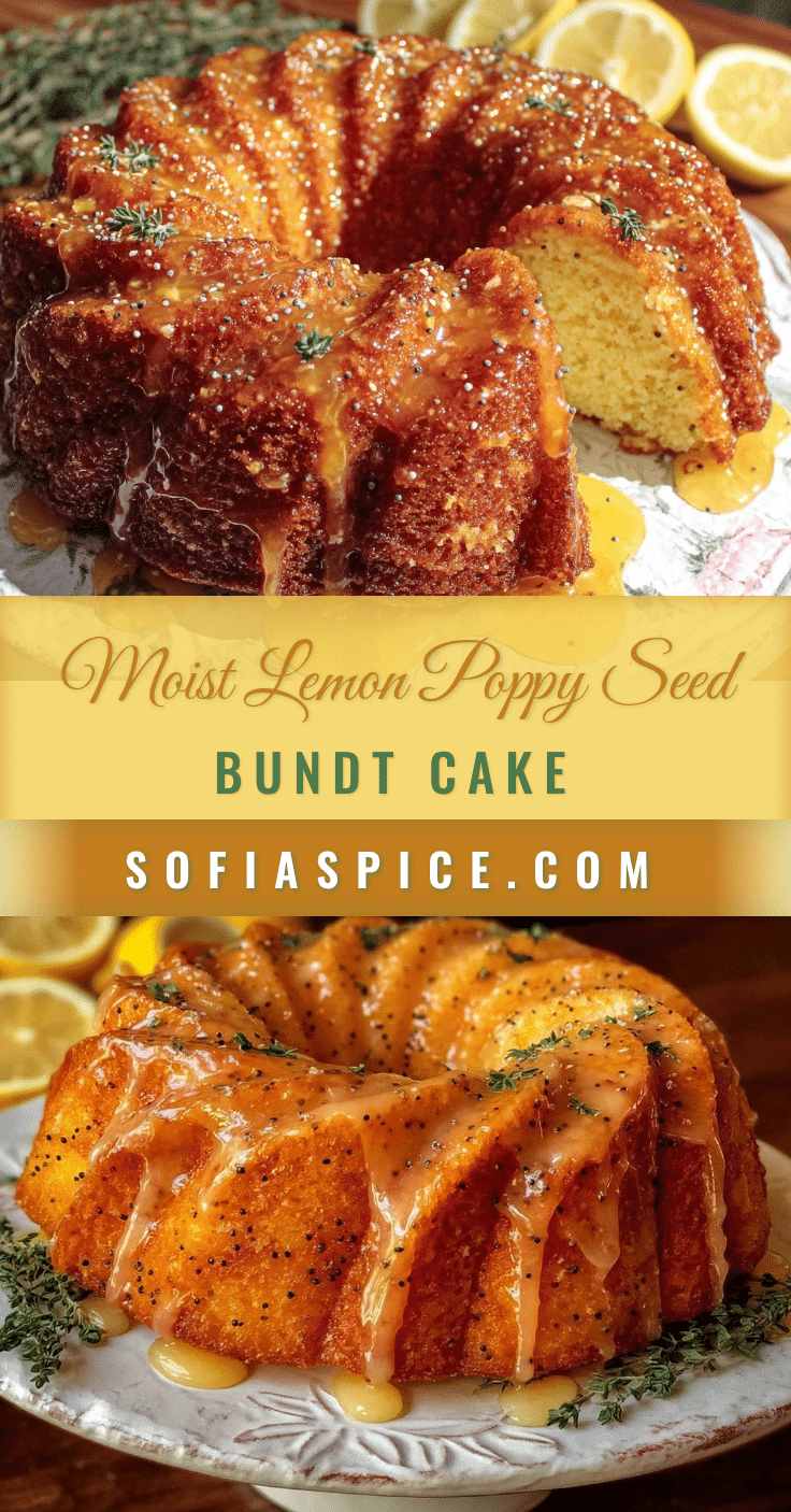 moist lemon poppy seed bundt cake recipe