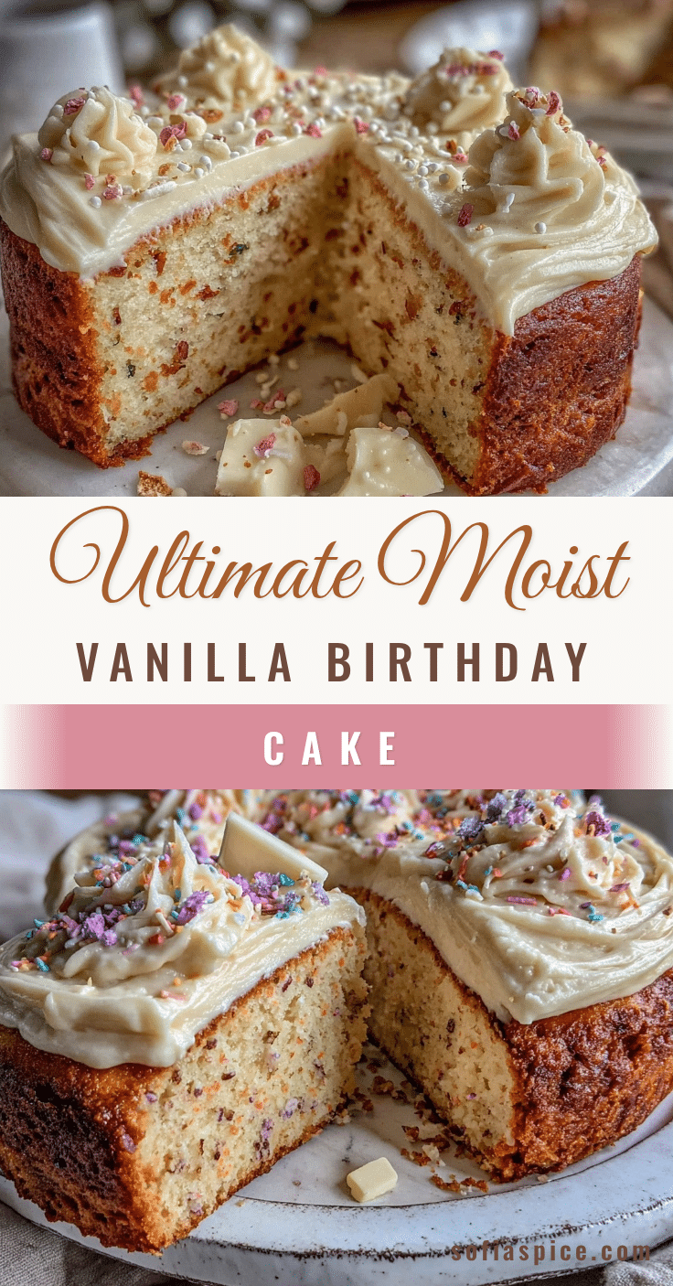 moist vanilla birthday cake recipe
