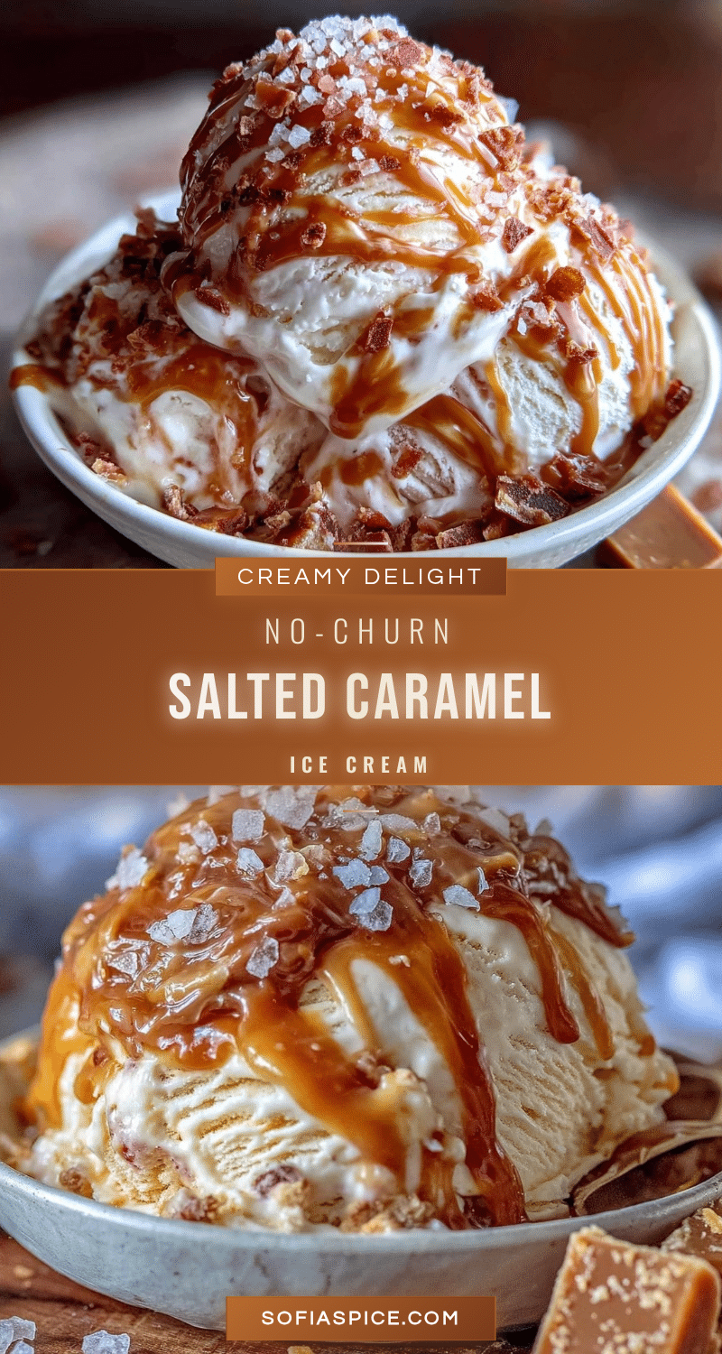 no-churn salted caramel ice cream recipe