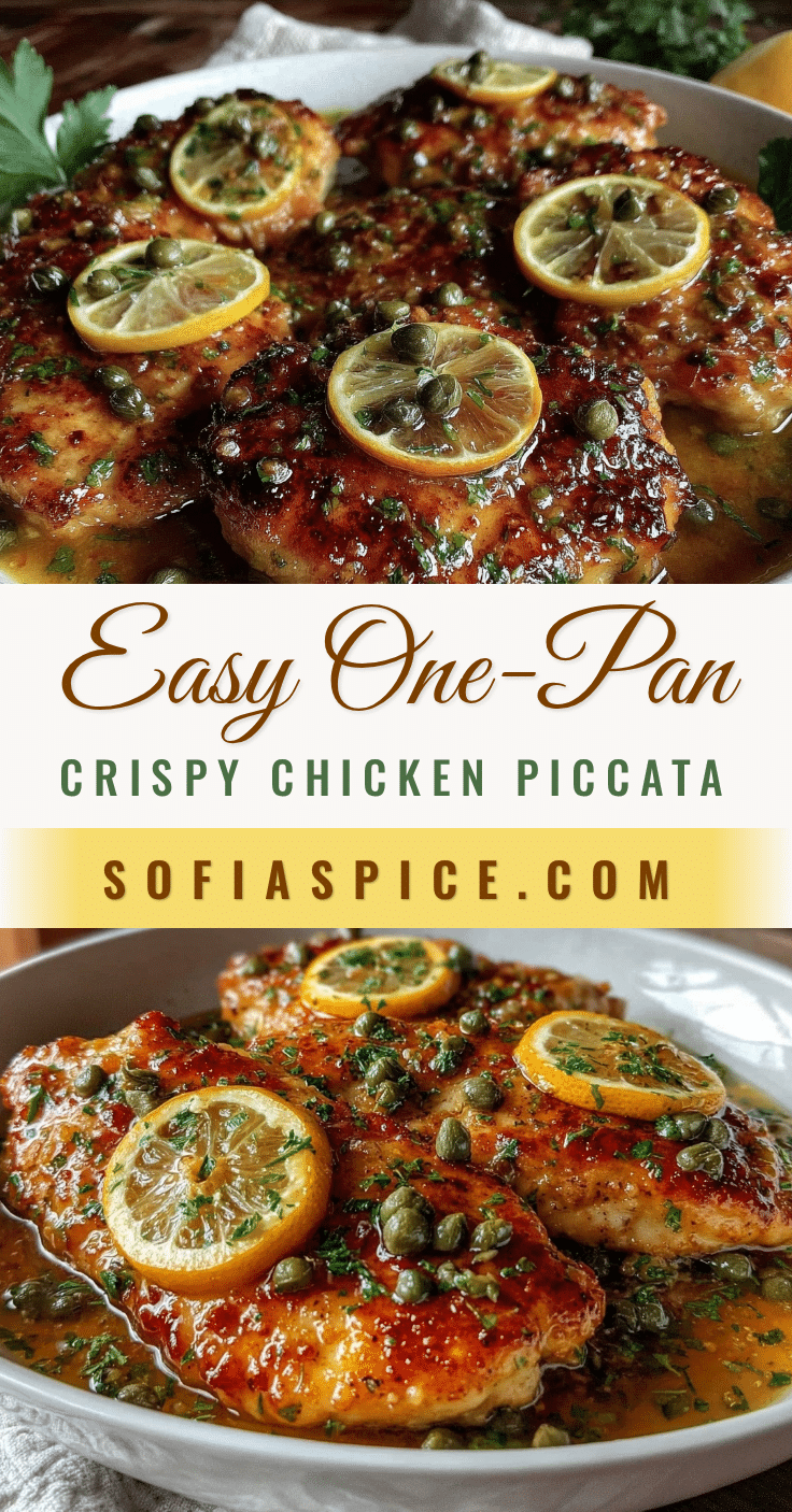 one-pan chicken piccata recipe