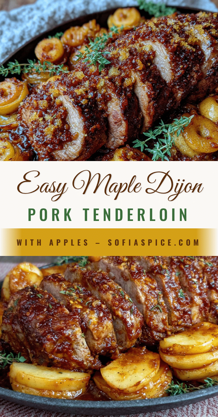one-pan maple dijon pork tenderloin recipe