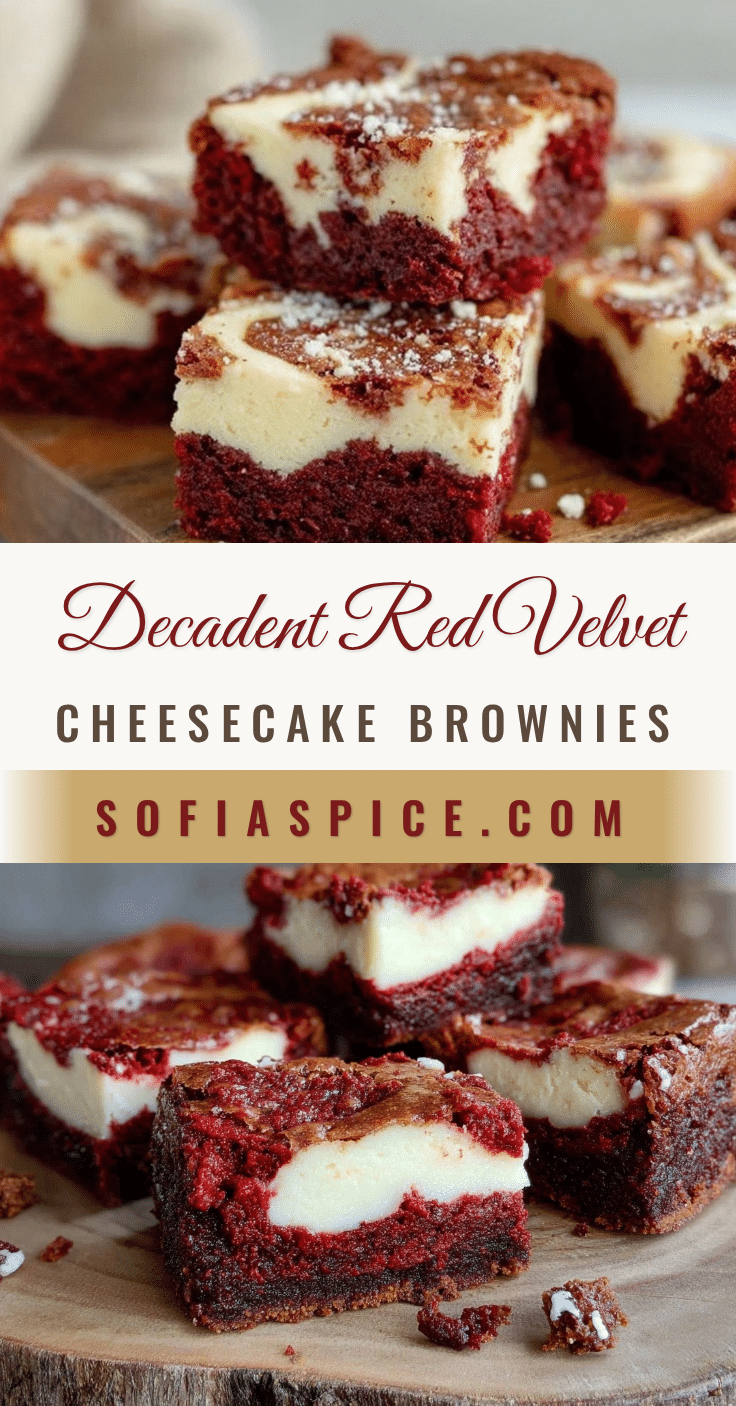 red velvet cheesecake brownies recipe